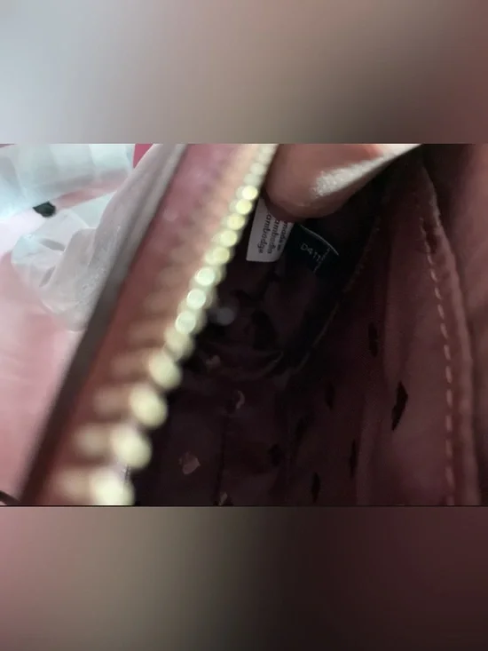 kate spade Glitter Zip Wristlet in Sparkling Burgundy - Picture 4 of 5